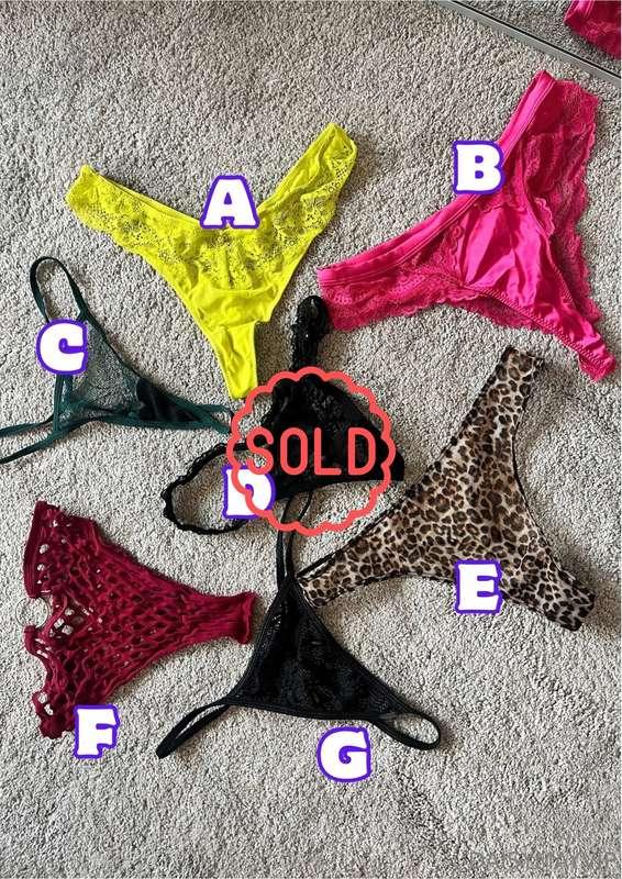 MEGA PANTY SALE! ALL THE ABOVE ARE JUST $60 WITH U.K. POSTAG..