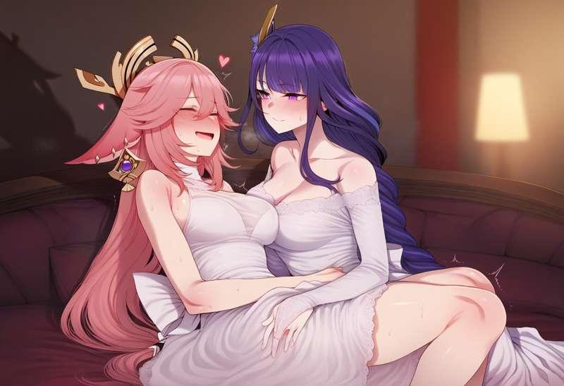 影x神子 raiden x yae miko (100+枚image)