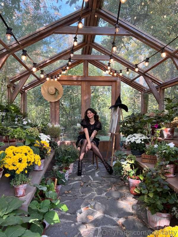 When a witch grows flowers, even the greenery becomes mystic..