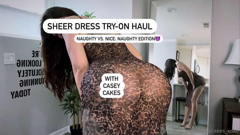 Would you enjoy my sheer dress try-on hauls that were BANNED..