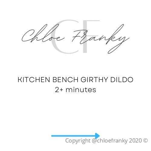 Chloe VS fat red dildo - watch me fuck my little pussy on th..