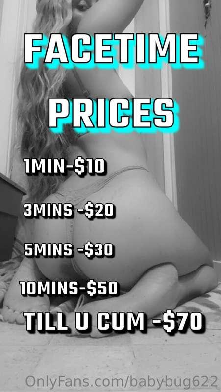 FaceTimes available tonight only