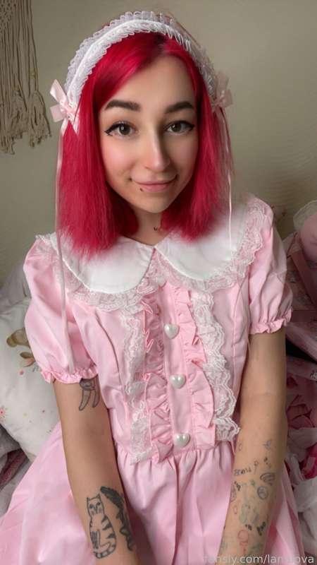 I’m look so cute in my new outfit 🥺🎀✨
Will you cum on my fave, sir? 💗

🧸 #babygirl #fyp #young #teen #pinkhair #daddys #cute #kawaii #ahegao 🧸