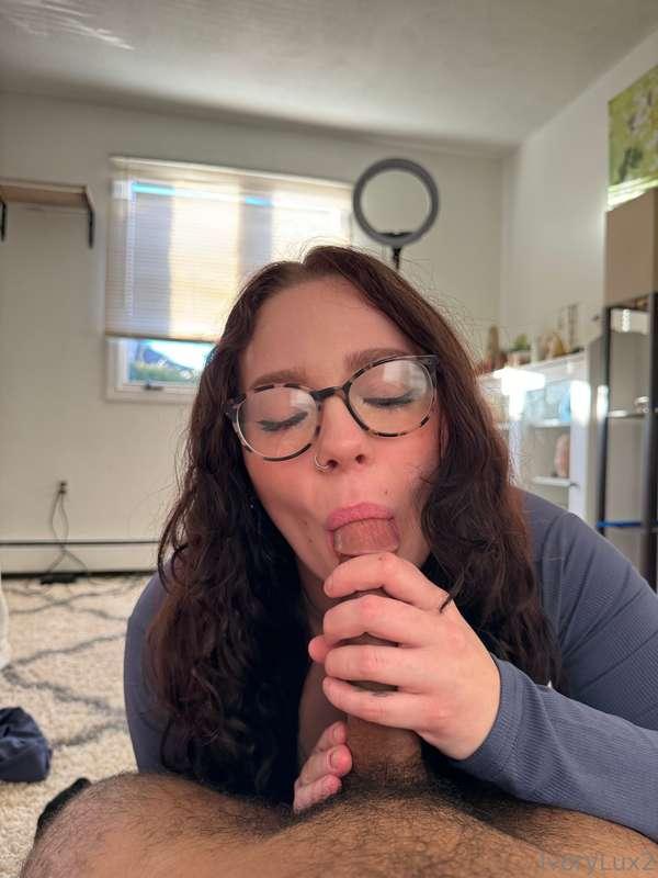 Never satisfied unless there’s a cock in my mouth