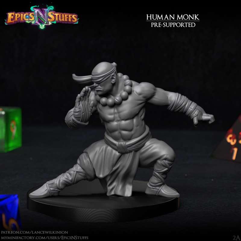 Christmas Calender Day 16 - Human Monk 2A