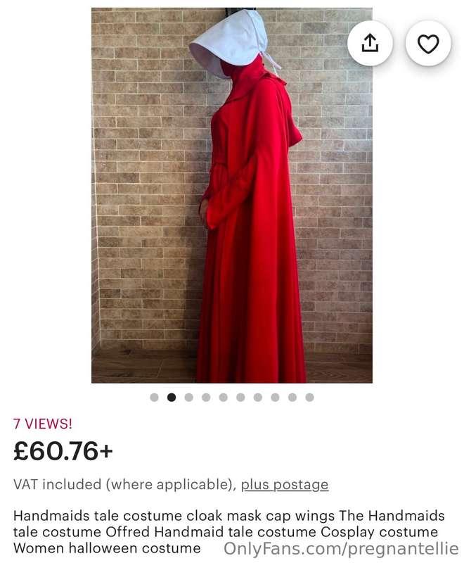 Thinking of getting a handmaids tale outfit for videos as a ..