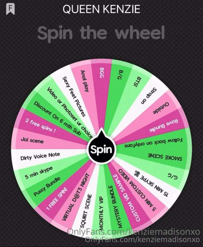🎂 BIRTHDAY WHEEL 🎂Babe send a tip to spin and see what you w..