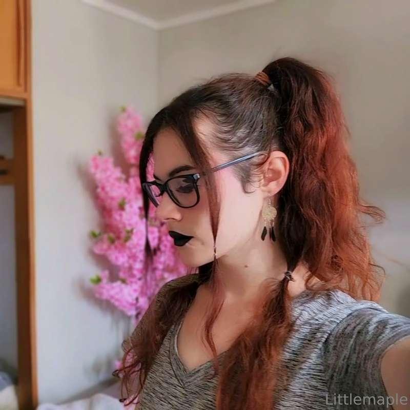 I liked my hair up like this tbh 😊