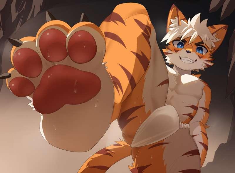You were defeated by a wild tiger boy!