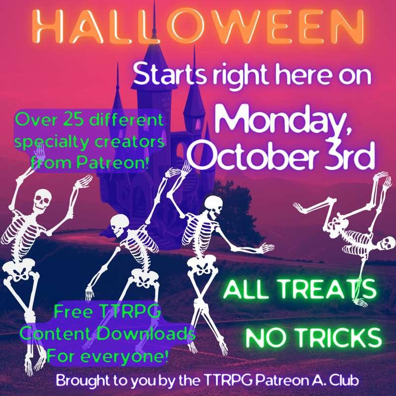 Halloween starts next week!