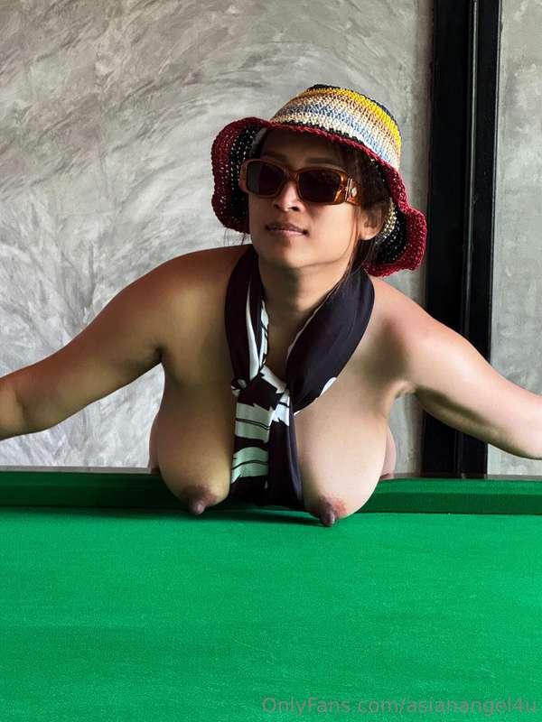 I know you wanted me to move those balls out of the way!👀
