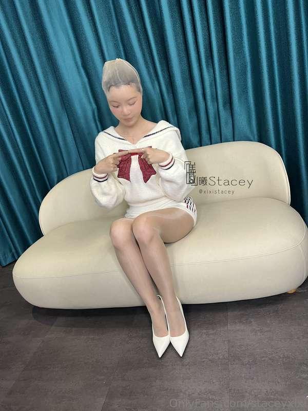 【花絮写真】Shiny Bodystocking Encesment❤甜美小姐姐的沉浸式全包光泽连身袜体验😍