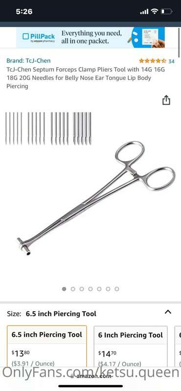 Added this to my wish list! I will Pierce my nips again! Who..