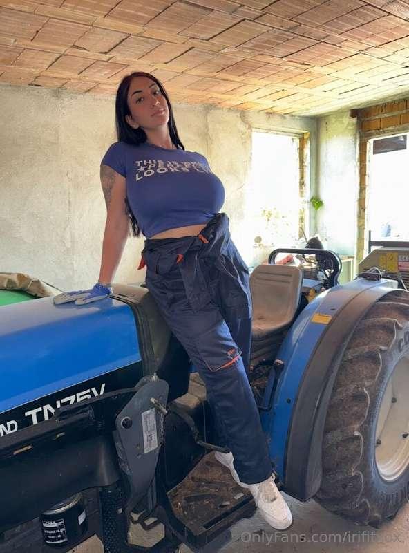 Just me and my tractor… but it feels like something’s missin..