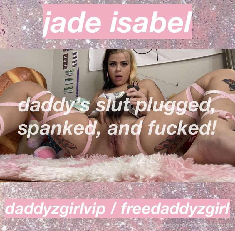 DADDY’S PINK PUSSY SLUT PLUGGED, SPANKED, AND FUCKED! 💓💦
**1..