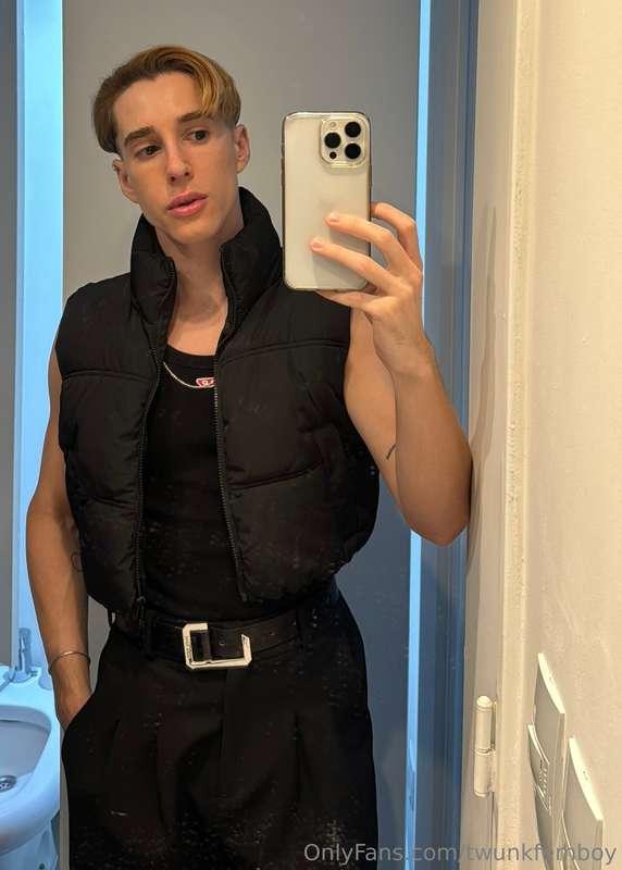 Where do you think I'm going in this sexy outfit? Something ..