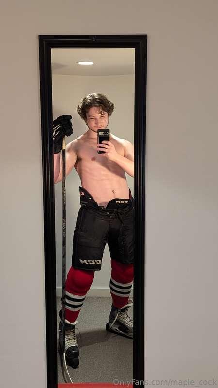 Hope you don't mind if I'm a bit sweaty, just got off the ic..