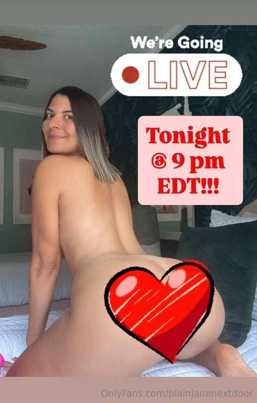 OF LIVE at 9pm EDT 😈 It’s going down HARD tonight!! I’ll be ..
