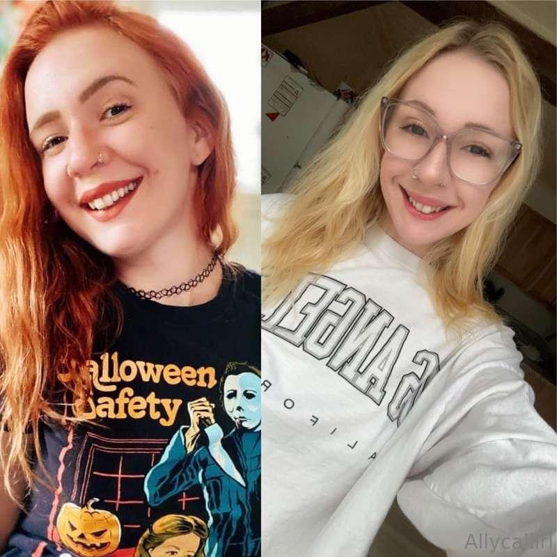 Red/Orange or blonde hair?