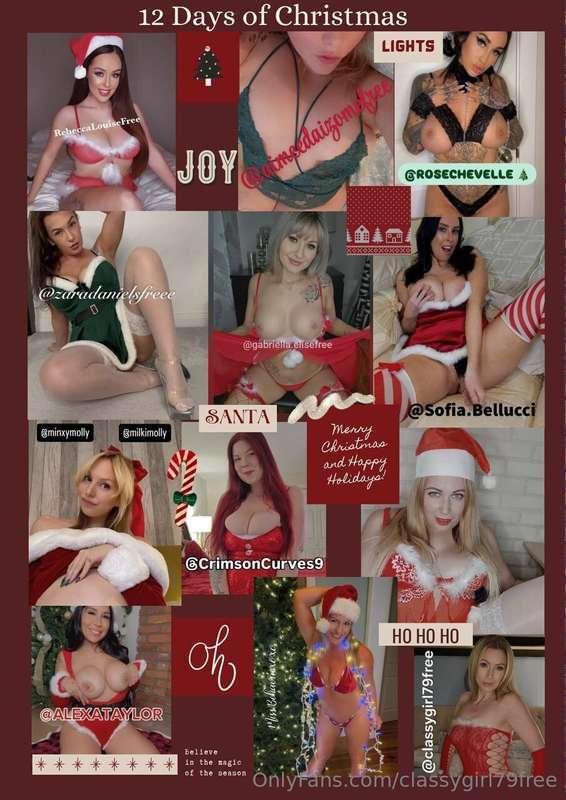 Over 60 mins of video footage for $6!!🎁 12 SLUTS OF CHRISTMA..
