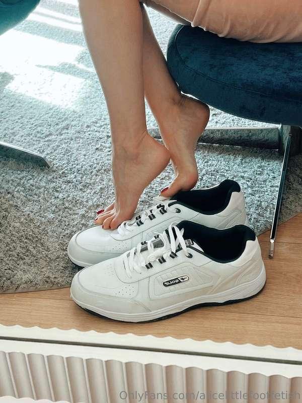 Often I don't realize how small my feet are until I see this..