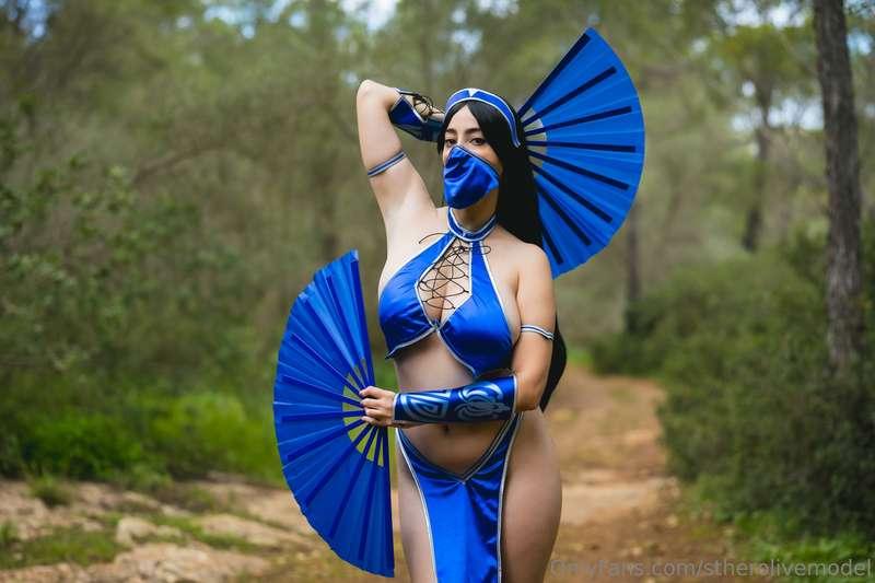 FAN.SLY ⚠️NUEVO / NEW 🔥COSPLAY KITANA (juego Mortal Kombat) ..
