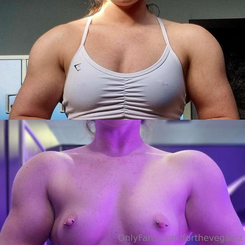 Delt progress for the last 6 weeks, NSFW edition 😜