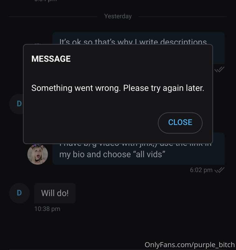 I can’t reply your messages now, because strange issue. I ho..