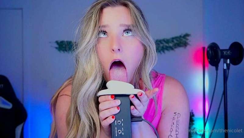 JUST SENT OUT ASMR DICK SUCKING POV, imagining I’m sucking y..