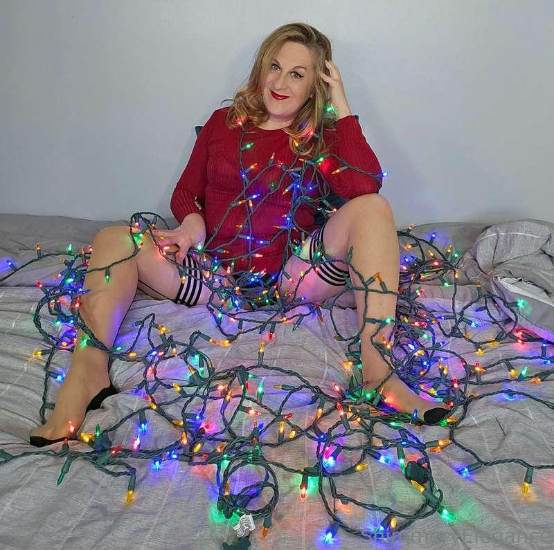 Hey Baby...Cum and trim my Christmas tree...While you are at..