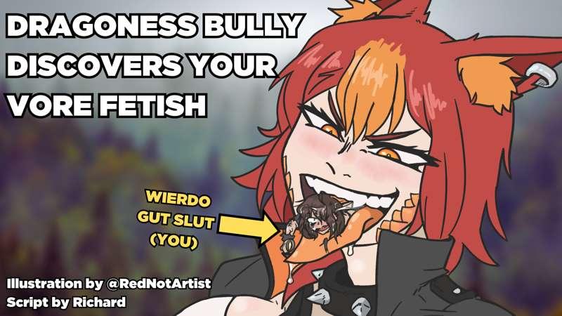 PUBLIC PREVIEW: Dragoness Bully Discovers Your Vore Fetish! (And Humiliates You Into Her Guts!)