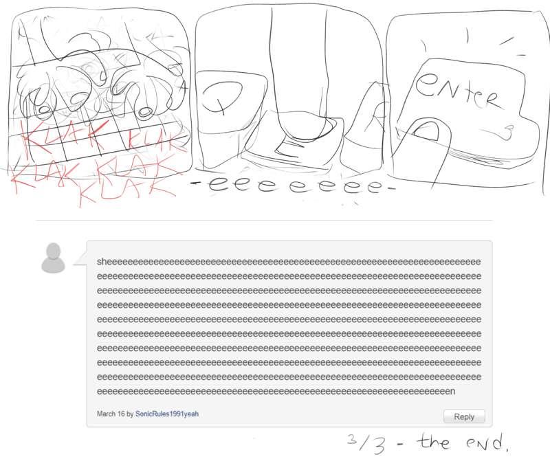 Ruthie remembers the first comic she ever posted on the internet (2,3/3)(dubbers)