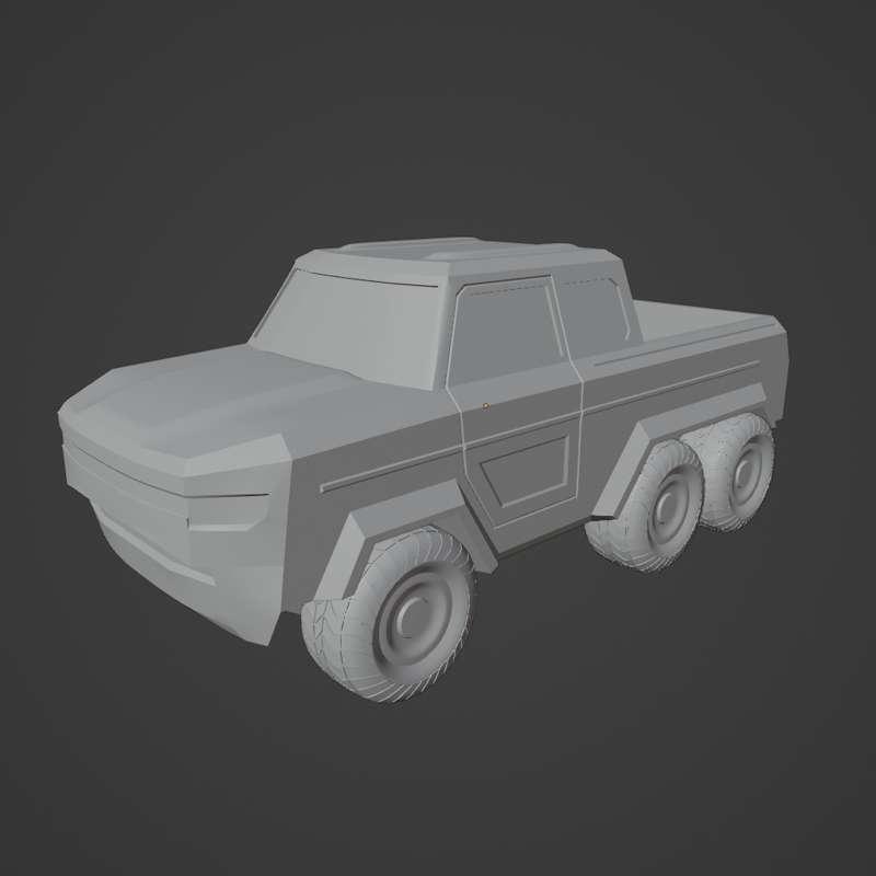 3D Printable Cyberpunk Vehicles