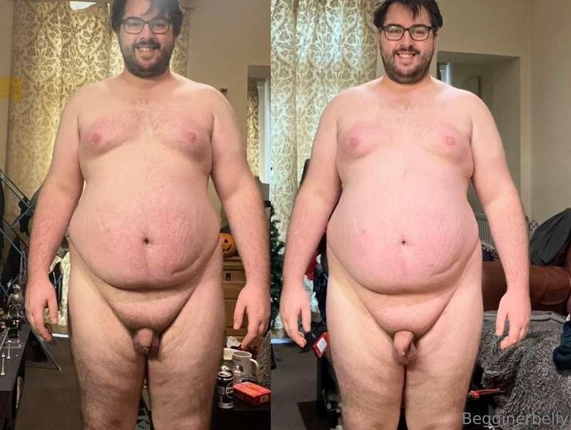 I took some photos middle of November to use for comparison,..