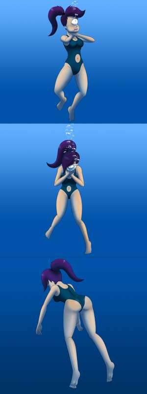 Leela drowning