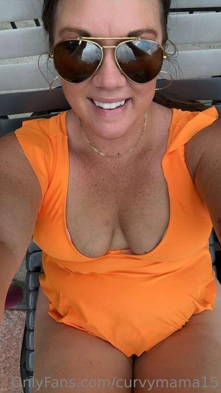 Spent some time at the pool today 🧡