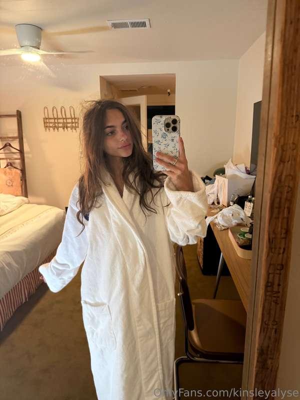 just the real me 😂 but also very sexy underneath the robe :)