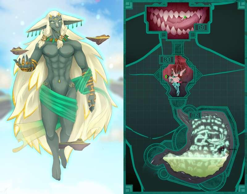 Giant Rauru--the living dungeon