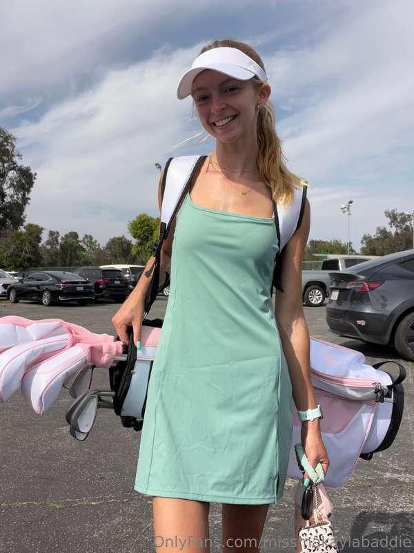 Had some fun on the range today ⛳️❤️