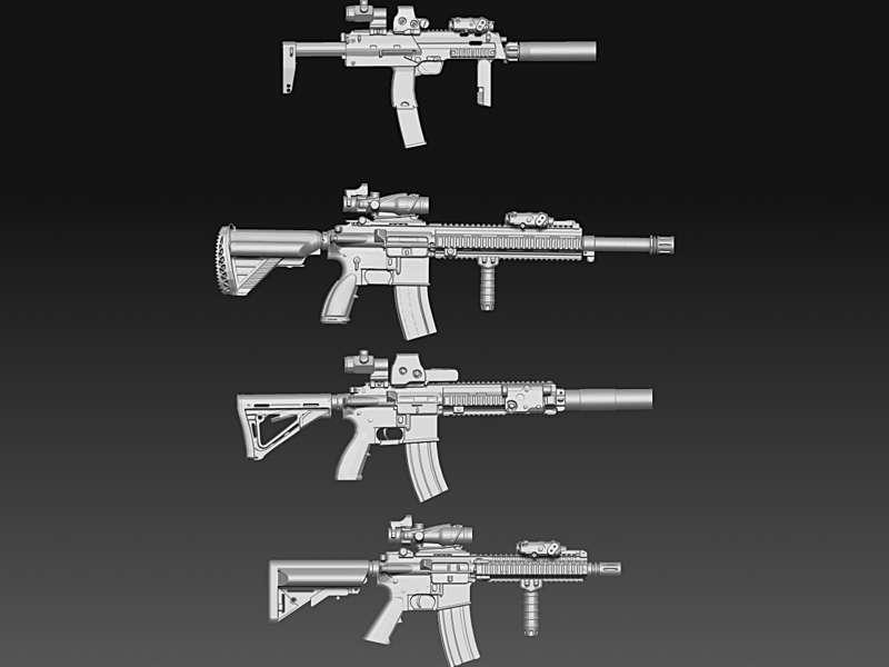 1st release of weapons set!