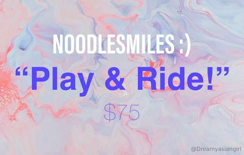 NEW Video!✨🥰
“Play & Ride!” 🎟️
*(Solo - 7:18)* $75

My first..