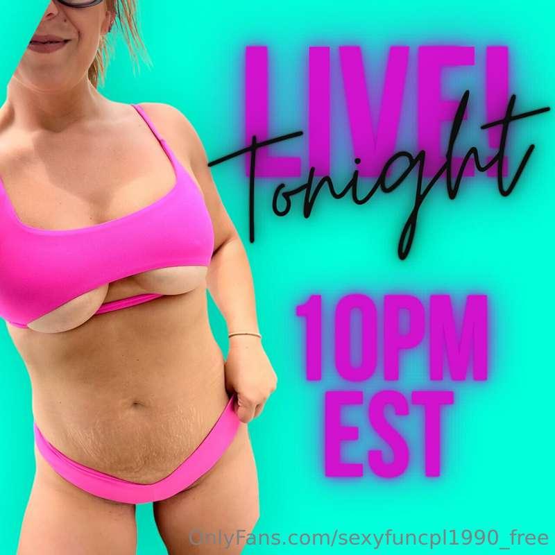 I’ll be live on my VIP tonight! @sexyfuncpl1990 
Keep an eye..