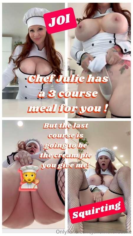 Brand new JOI! Check your DM 👩‍🍳😈