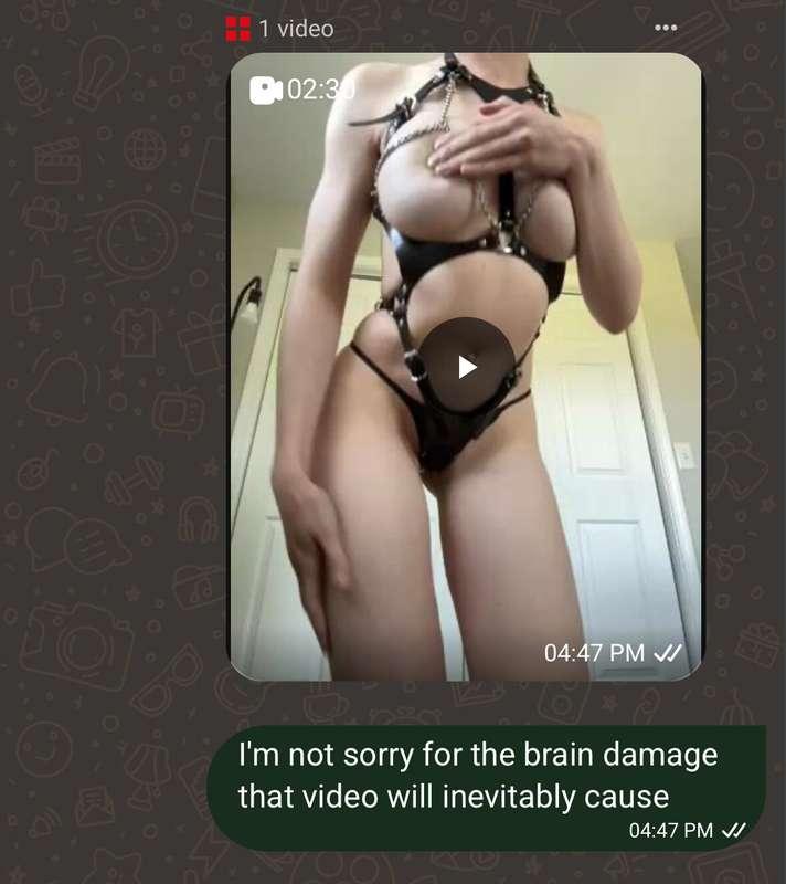 I changed outfits, and things are getting spicy for my obedi..