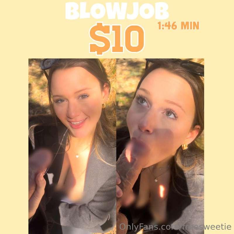 # BLOWJOB IN NATURE🤤🪵💦🌳