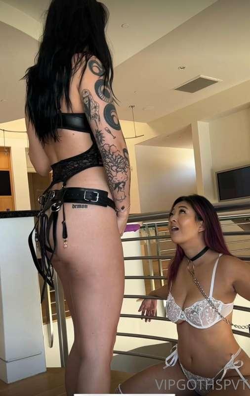 ✨New Anal strap on with a petite Asian✨ Found a new Asian fu..