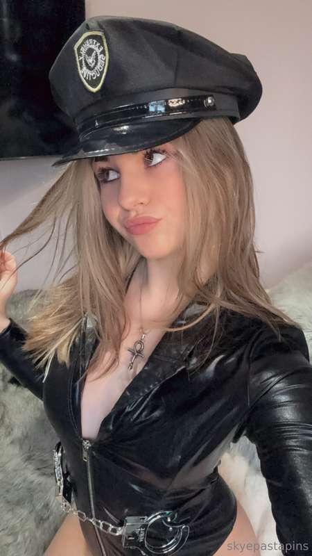 Your under arrest… I know what you’ve been doing 😏