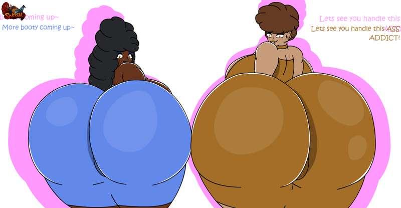 Grace and Lasheena:Booty boost