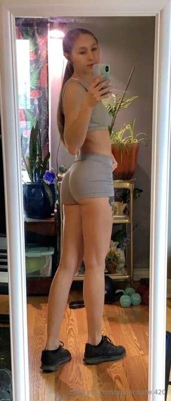 Been working out 🍑