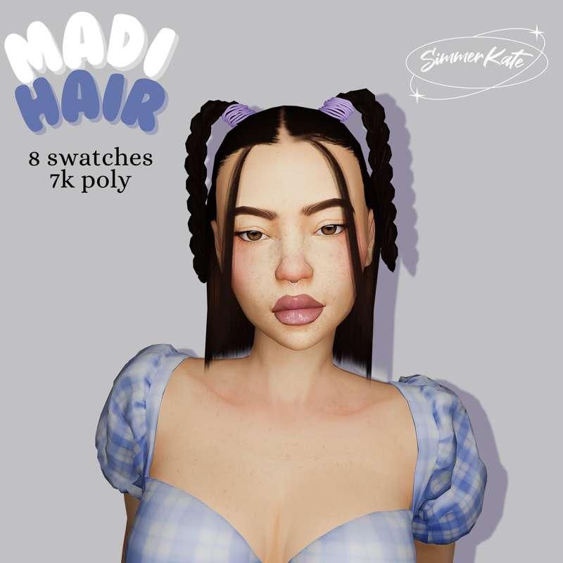 Madi Hair with hair tie Acc